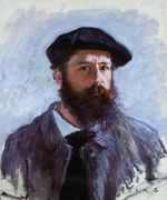 Клод Моне Автопортрет с беретом 1886г 46х56cm